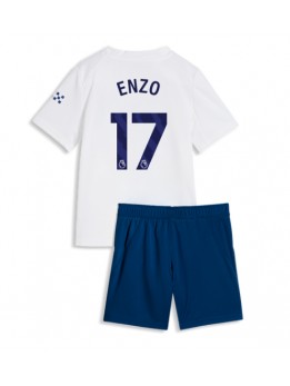 Otroški Nogometna dresi replika Manchester City Enzo Fernandez #17 Tretji 2026-27 Kratek rokav (+ hlače)